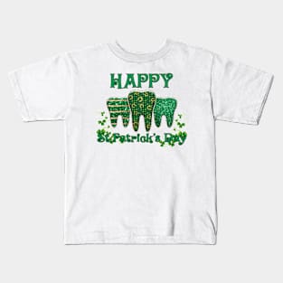 St Pat's Day Tooth Kids T-Shirt